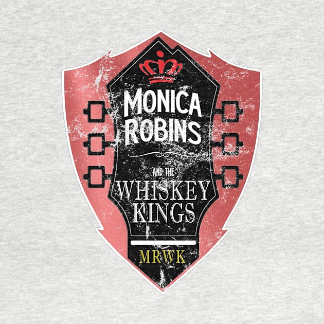 Whiskey Kings Distressed Shield Logo by WhiskeyWear